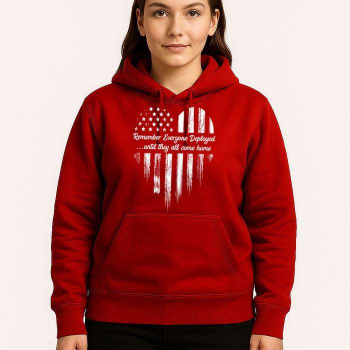 Remember Everyone Deployed Red Friday Hoodie