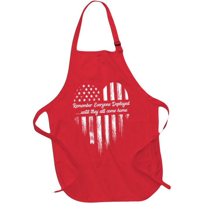 Remember Everyone Deployed Red Friday Apron