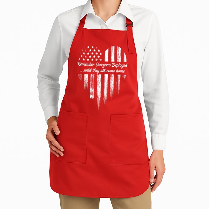 Remember Everyone Deployed Red Friday Apron