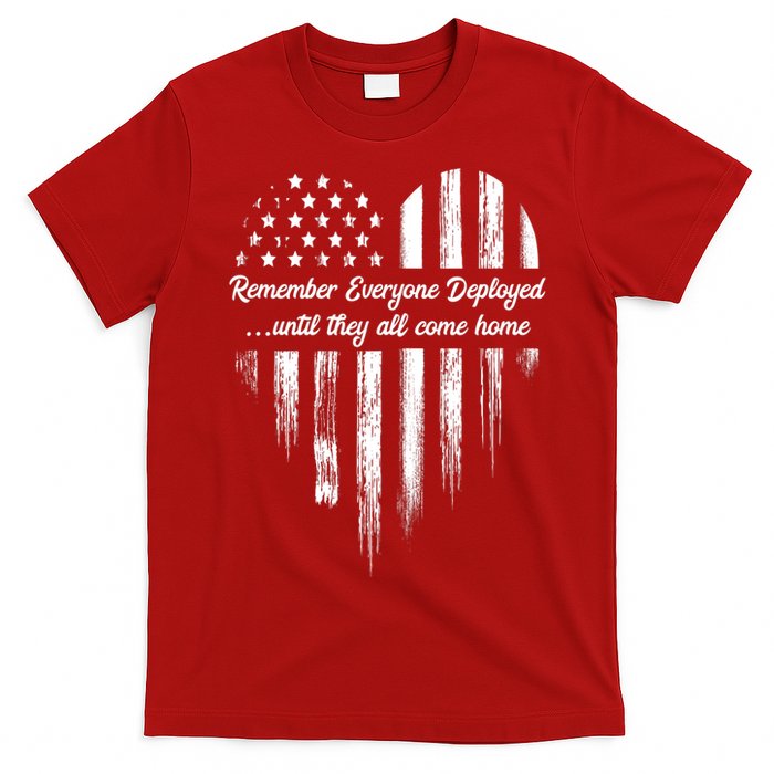 Remember Everyone Deployed Red Friday T-Shirt