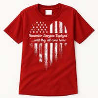 Remember Everyone Deployed Red Friday Tall T-Shirt