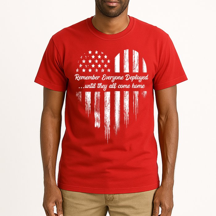 Remember Everyone Deployed Red Friday Tall T-Shirt