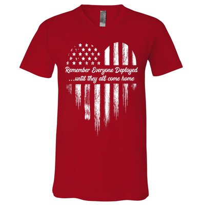 Remember Everyone Deployed Red Friday V-Neck T-Shirt