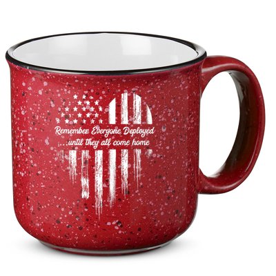 Remember Everyone Deployed Red Friday 15oz Campfire Ceramic Mug