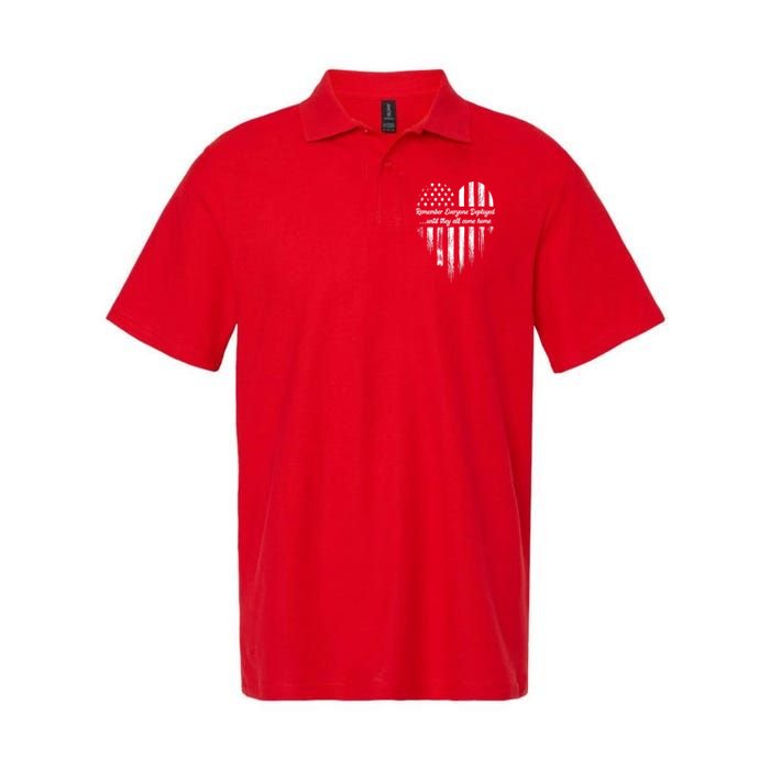 Remember Everyone Deployed Red Friday Polo