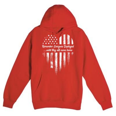 Remember Everyone Deployed Red Friday Premium Pullover Hoodie