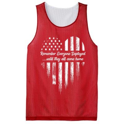 Remember Everyone Deployed Red Friday Mesh Reversible Basketball Jersey Tank