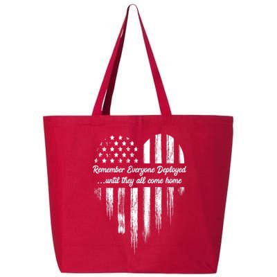 Remember Everyone Deployed Red Friday 25L Jumbo Tote
