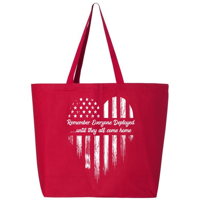 Remember Everyone Deployed Red Friday 25L Jumbo Tote