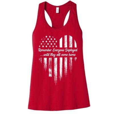Remember Everyone Deployed Red Friday Womens Tank Top