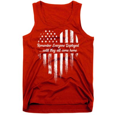 Remember Everyone Deployed Red Friday Tank Top