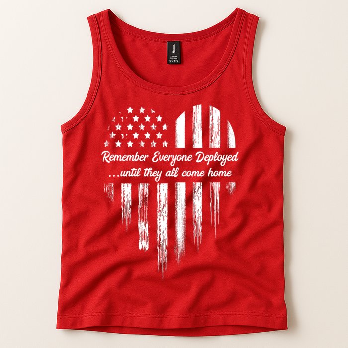 Remember Everyone Deployed Red Friday Tank Top