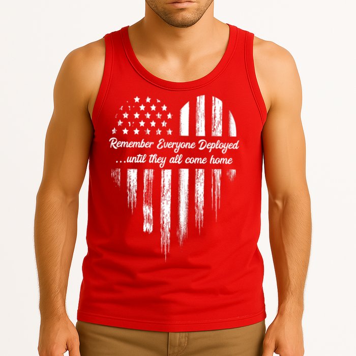Remember Everyone Deployed Red Friday Tank Top