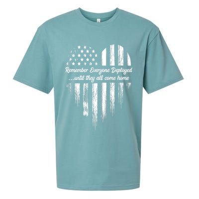 Remember Everyone Deployed Red Friday Sueded Cloud Jersey T-Shirt