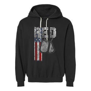 Remember Everyone Deployed Garment-Dyed Fleece Hoodie