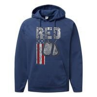 Remember Everyone Deployed Performance Fleece Hoodie