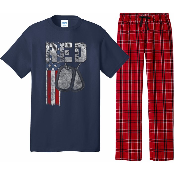 Remember Everyone Deployed Pajama Set