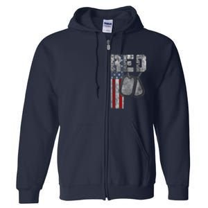 Remember Everyone Deployed Full Zip Hoodie