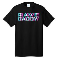 Rave Edm Daddy Music Festival Father Optical Trippy Illusion Tall T-Shirt