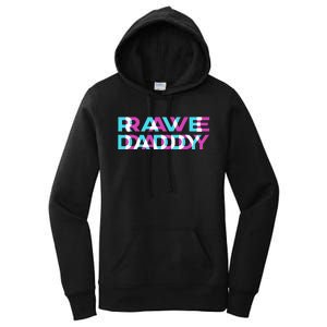 Rave Edm Daddy Music Festival Father Optical Trippy Illusion Women's Pullover Hoodie