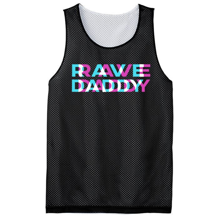 Rave Edm Daddy Music Festival Father Optical Trippy Illusion Mesh Reversible Basketball Jersey Tank