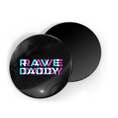 Rave Edm Daddy Music Festival Father Optical Trippy Illusion Magnet