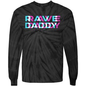 Rave Edm Daddy Music Festival Father Optical Trippy Illusion Tie-Dye Long Sleeve Shirt