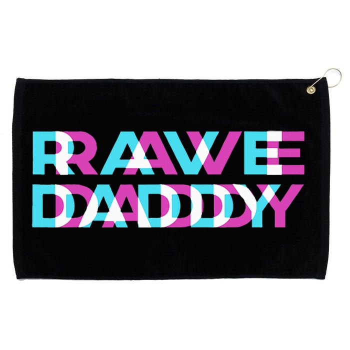 Rave Edm Daddy Music Festival Father Optical Trippy Illusion Grommeted Golf Towel