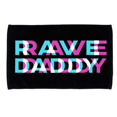 Rave Edm Daddy Music Festival Father Optical Trippy Illusion Microfiber Hand Towel