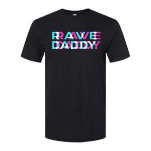 Rave Edm Daddy Music Festival Father Optical Trippy Illusion Softstyle CVC T-Shirt