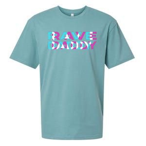 Rave Edm Daddy Music Festival Father Optical Trippy Illusion Sueded Cloud Jersey T-Shirt