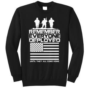 Remember Everyone Deployed R.E.D. Red Friday Military Sweatshirt