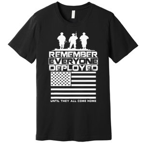 Remember Everyone Deployed R.E.D. Red Friday Military Premium T-Shirt