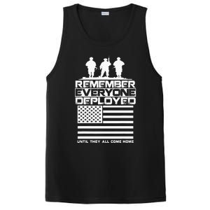 Remember Everyone Deployed R.E.D. Red Friday Military PosiCharge Competitor Tank