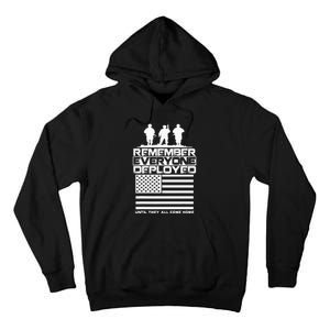 Remember Everyone Deployed R.E.D. Red Friday Military Tall Hoodie