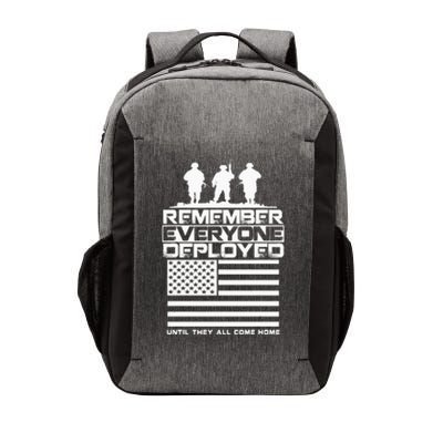 Remember Everyone Deployed R.E.D. Red Friday Military Vector Backpack