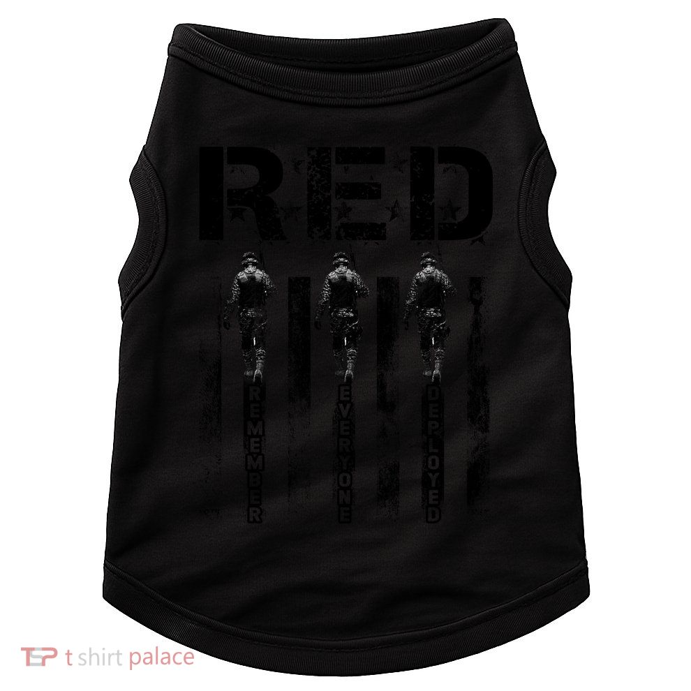 Remember Everyone Deployed RED Friday Doggie Tank