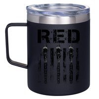 Remember Everyone Deployed RED Friday 12oz Stainless Steel Coffee Mug