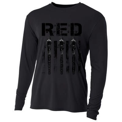 Remember Everyone Deployed RED Friday Cooling Performance Long Sleeve Crew