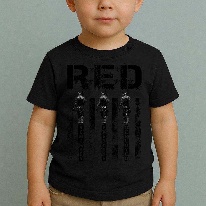 Remember Everyone Deployed RED Friday Toddler T-Shirt