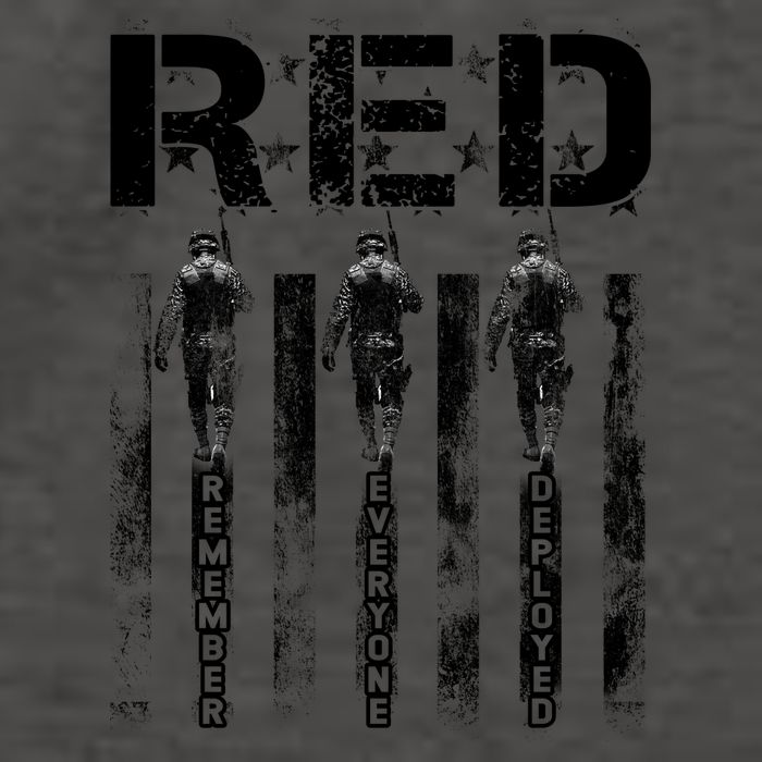 Remember Everyone Deployed RED Friday Vector Backpack