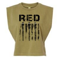 Remember Everyone Deployed RED Friday Garment-Dyed Women's Muscle Tee