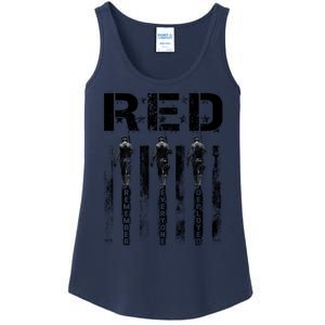 Remember Everyone Deployed RED Friday Ladies Essential Tank