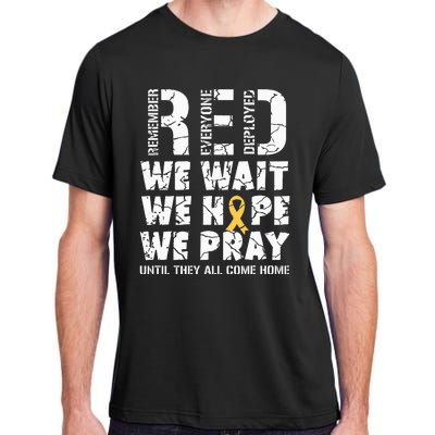 Remember Everyone Deployed Red Friday Military Retro Adult ChromaSoft Performance T-Shirt