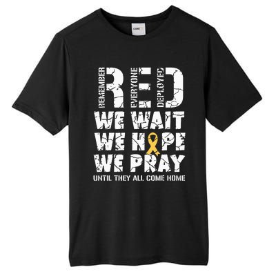 Remember Everyone Deployed Red Friday Military Retro Tall Fusion ChromaSoft Performance T-Shirt