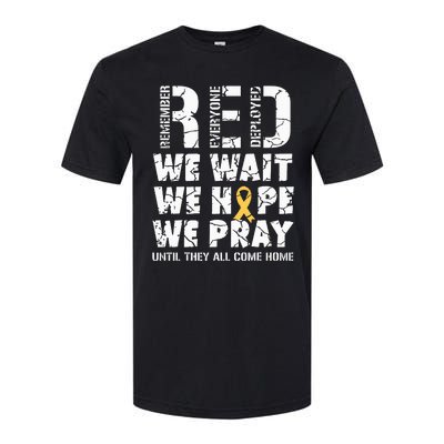 Remember Everyone Deployed Red Friday Military Retro Softstyle® CVC T-Shirt