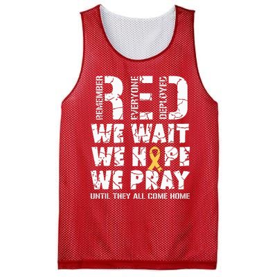 Remember Everyone Deployed Red Friday Military Retro Mesh Reversible Basketball Jersey Tank