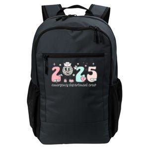 Retro Emergency Department Happy New Year 2025 Er Crew Nurse Daily Commute Backpack