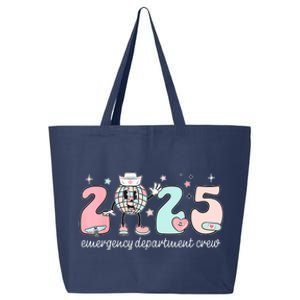 Retro Emergency Department Happy New Year 2025 Er Crew Nurse 25L Jumbo Tote