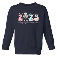 Retro Emergency Department Happy New Year 2025 Er Crew Nurse Toddler Sweatshirt